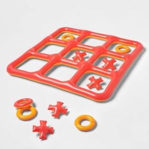 NWT tic tac toe pool game sun squad summer 11 pieces fun games ages 3+